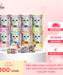 Viên Sữa Chua Yogurt Hỗ Trợ Tiêu Hoá KitCat Freeze Dried Yogurt Yums