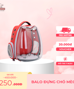 Balo vận chuyển chó mèo có lỗ thoáng khí