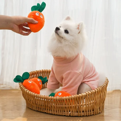 Đồ chơi cho chó gặm hình thú nhồi bông đáng yêu - Ảnh 2